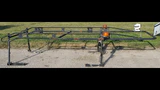 Used 8' Black heavy duty cab over ladder rack (8FTLADRAK)